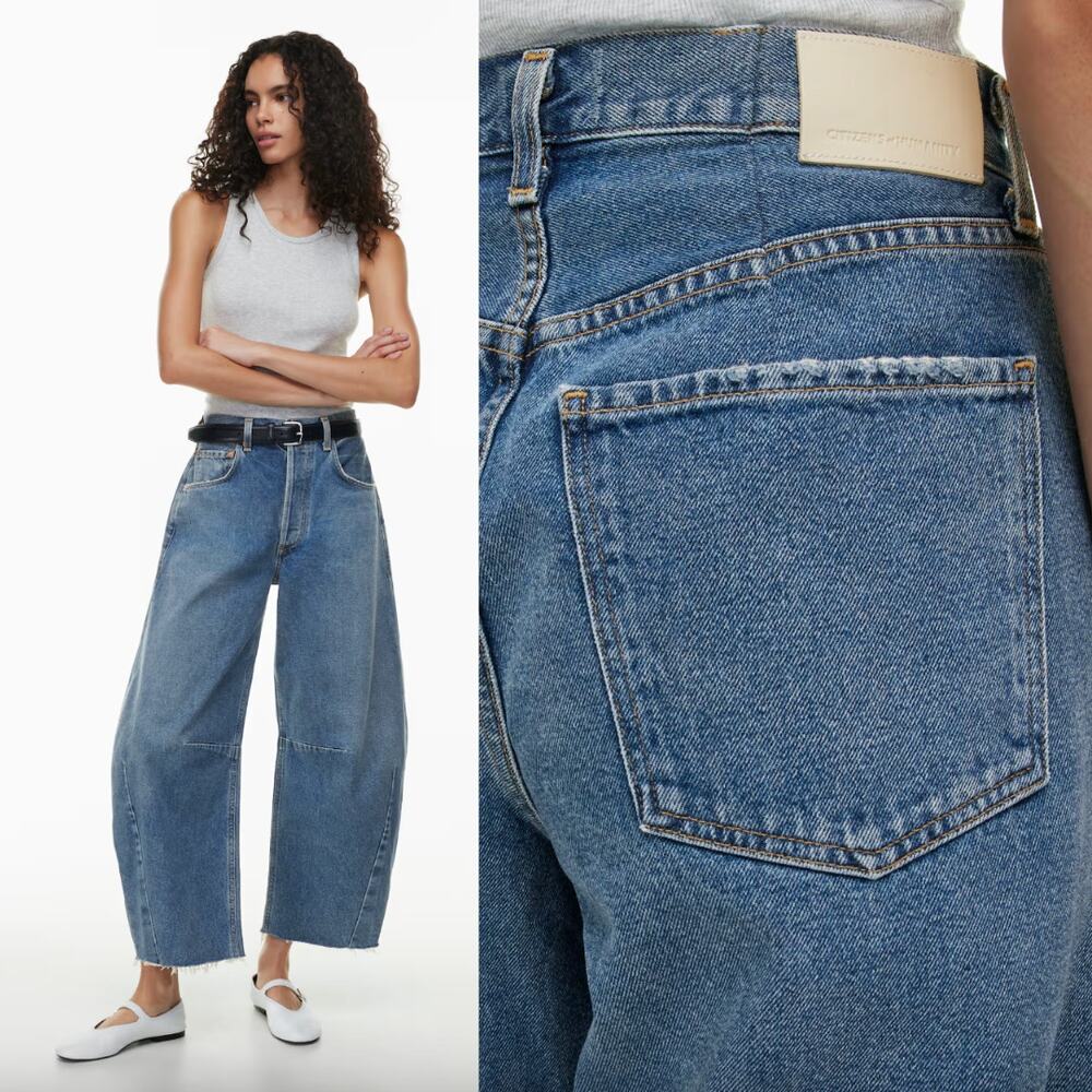 Citizens of Humanity | Horseshoe Wide Leg Barrel Jeans in First Class 32 - Picture 2 of 15